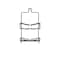 Better Living Venus 19.5 in. H X 4.5 in. W X 11 in. L Matte Black Shower Caddy 13635 - alternate 5
